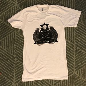 Rat Skull Xlong small t shirt